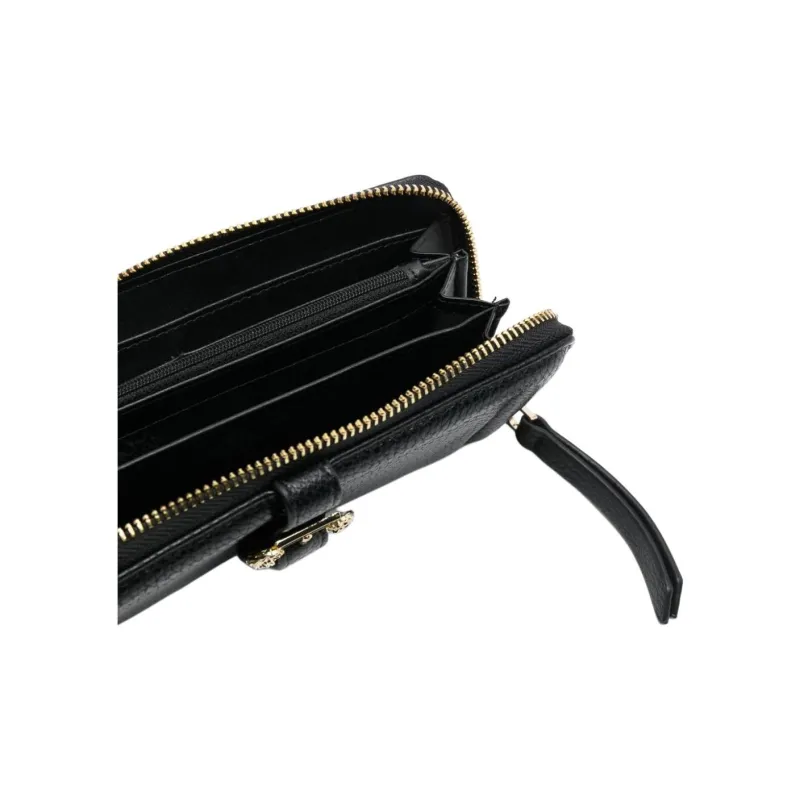 VERSACE JEANS COUTURE Polyester Wallet Women's Black-5
