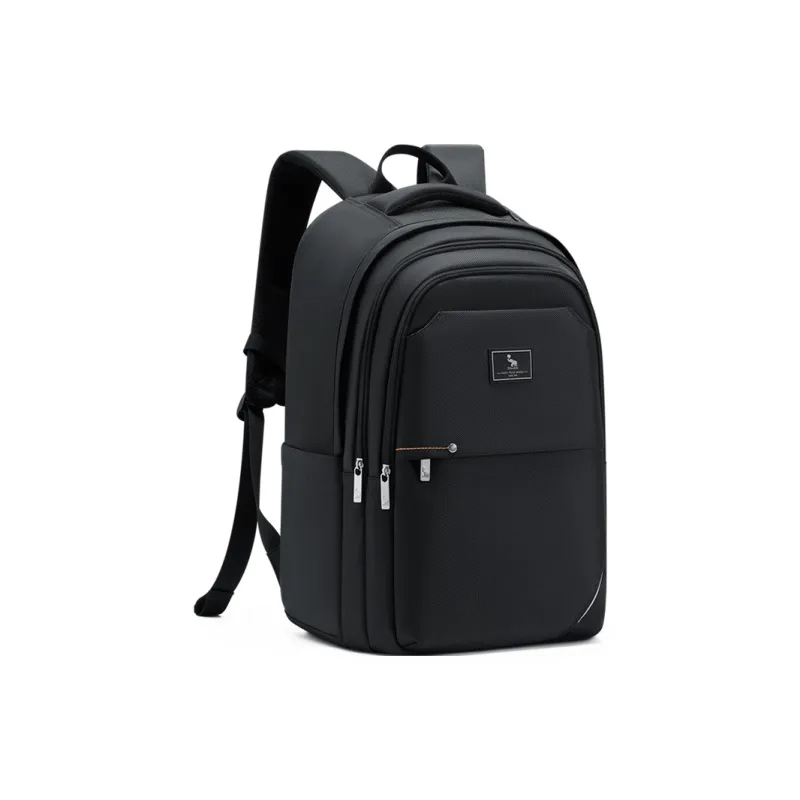 OIWAS Fabric Travel Backpack Laptop Bag Backpack Unisex Black/Blue-1