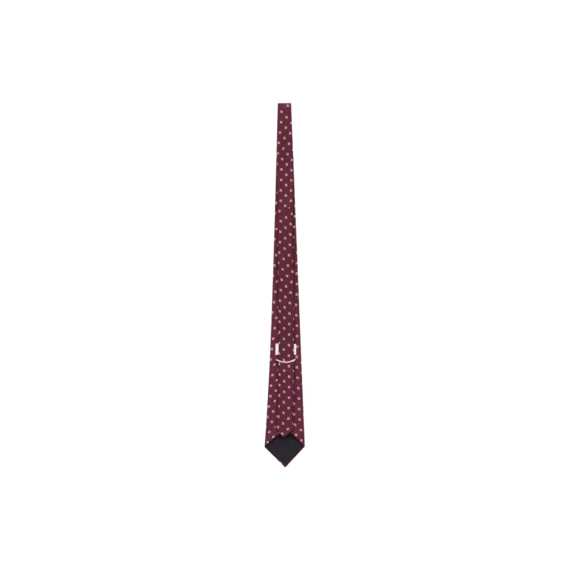 SAINT LAURENT Silk Ties Unisex Red-1