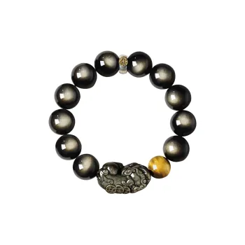 Yi Mingju Obsidian Bracelets Men's