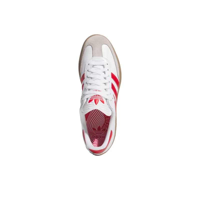 Adidas Puig Samba Cloud White Better Scarlet Gum-5