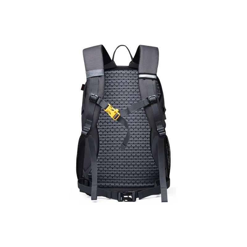 OIWAS Fabric Backpack Unisex Black/Dark Blue/Dark Gray-14