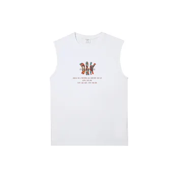 D&W Tank Tops Unisex White