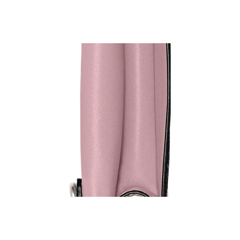 COACH Flap Card Case Cow Leather Crossbody Wallet Card Holder Mini Women's Light Purple-3