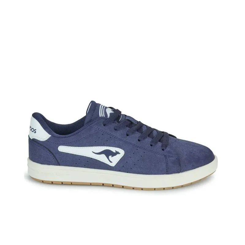 KangaROOS Anti-Slip Wear-Resistant Low-Top Skateboard Shoes Men's Blue-1
