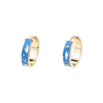 Lazysuri Gold Plated Copper Earrings Women's