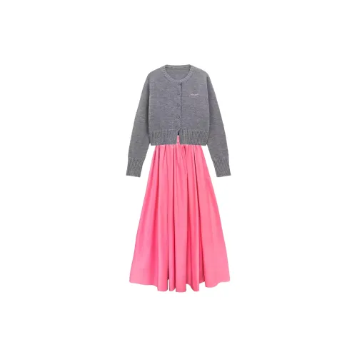 Wbwq Skirt Set Women's Heather Gray