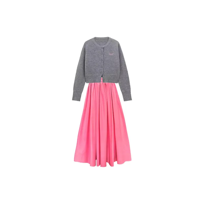 Wbwq Skirt Set Women's Heather Gray-0