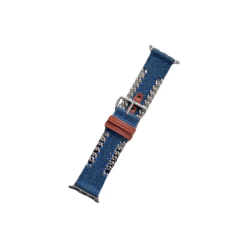 Antey Watch Bands Xiaomi Compatibility 180mm Denim Fabric Unisex-2