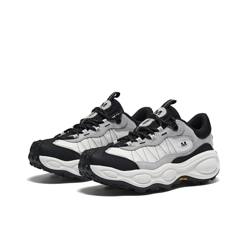 MERRELL Anti Slip Wear Resistant Low Top Trekking Shoes Unisex Black White-1