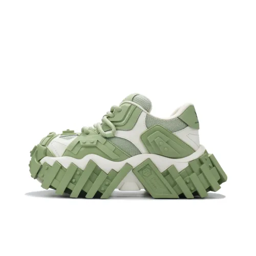 FERNANDA dow Height Increasing Low Top Chunky Sneakers Women's