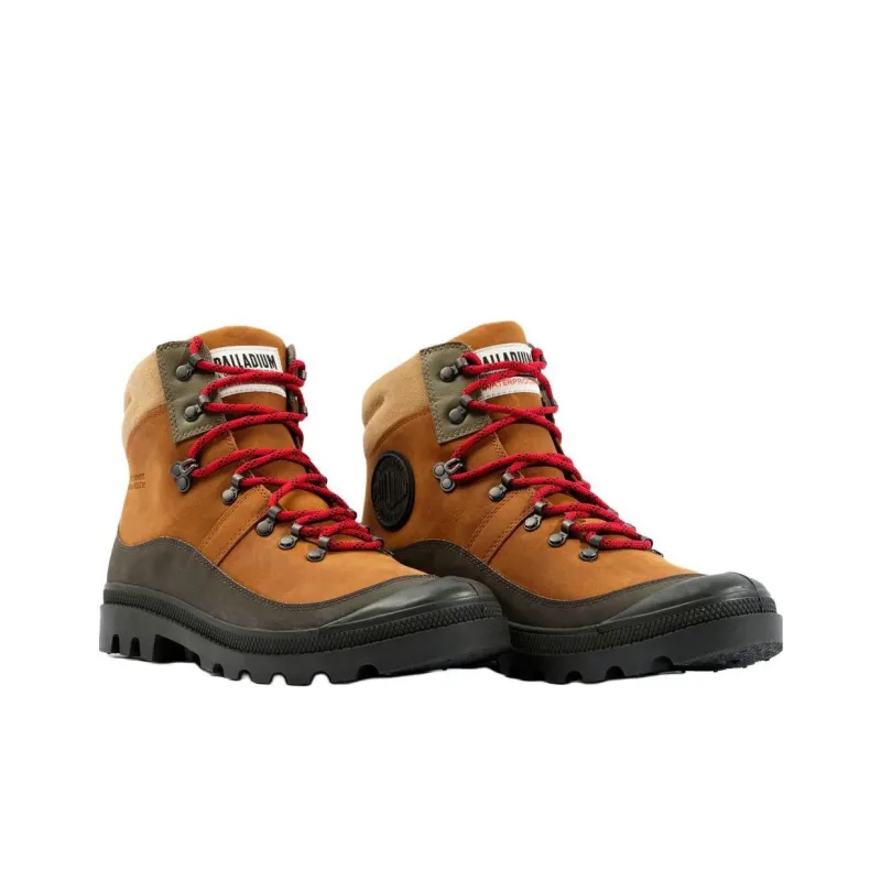 Palladium PALLABROUSSE Waterproof High Top Hiking Shoes Men's Brown-2