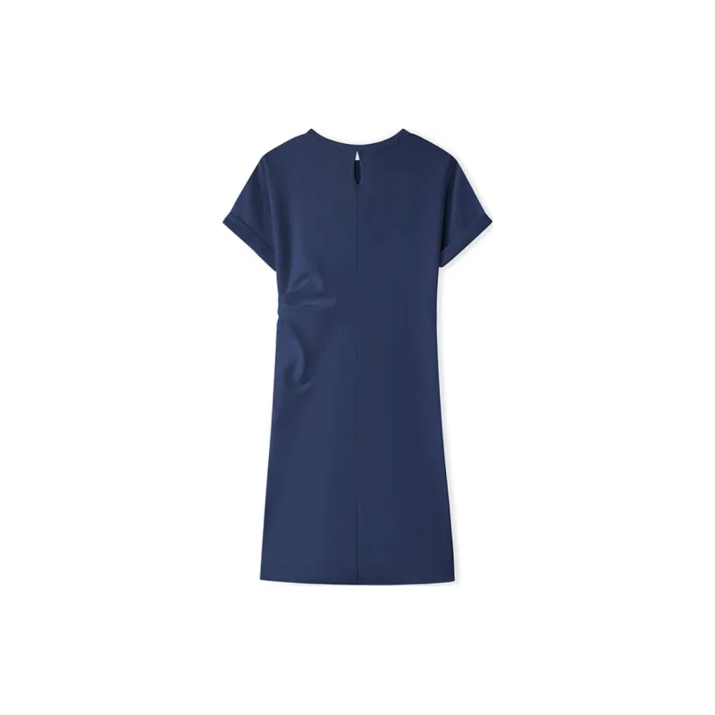 Skechers Short Sleeved Dress Women's Marine Blue-1