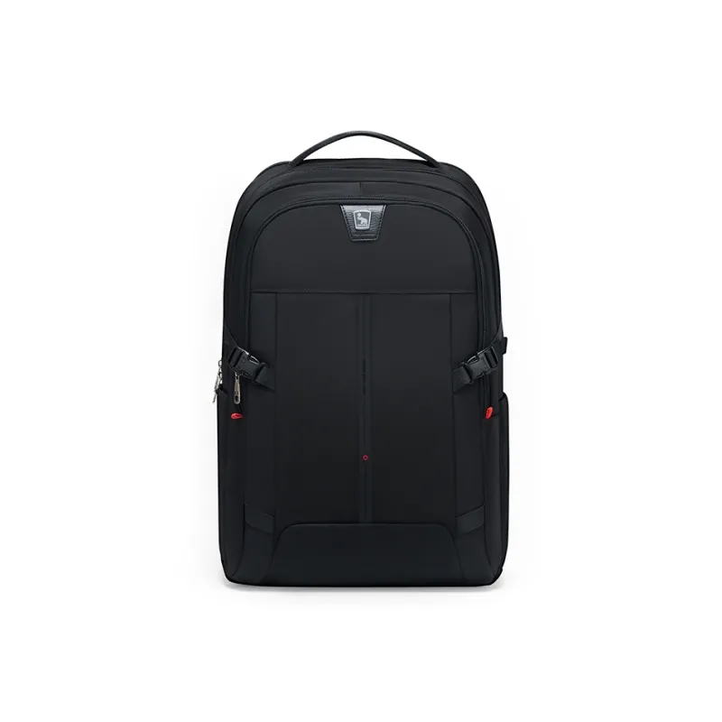 OIWAS Fabric Backpack Unisex Black-0