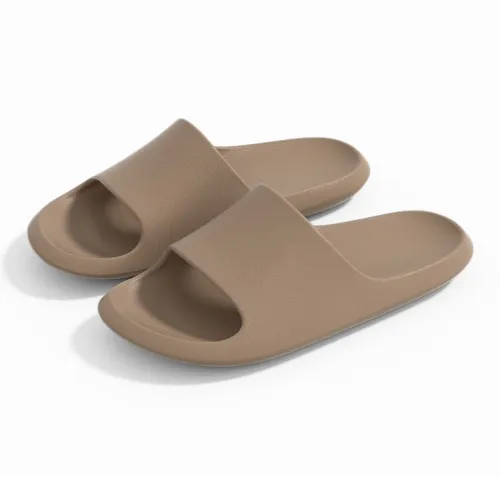 Yamada Hyakuju Home Slippers Chestnut Antelope Brown