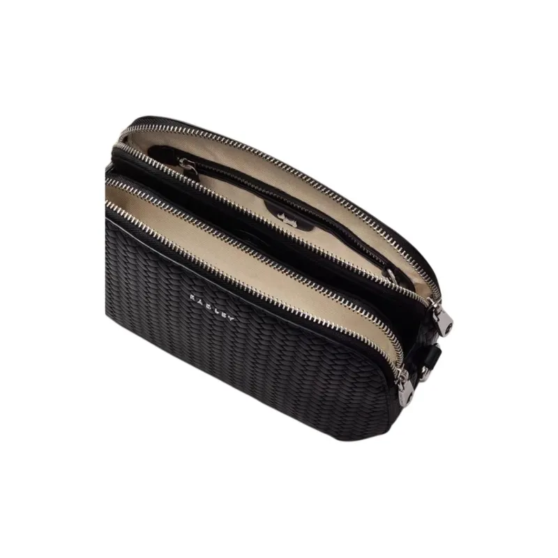 RADLEY Cow Leather Shoulder Bag Medium Size Women's Black-3