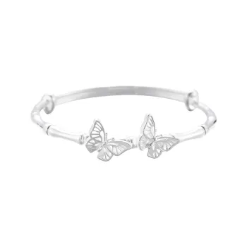 FUSSEM S999 Fine Silver Sterling Silver Bracelets Women's