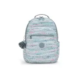 SEOUL M-Pink Green Palm Leaf Print