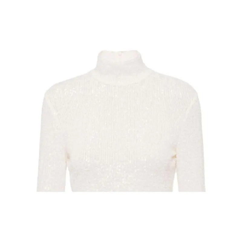 PRADA Sequinned Cropped Top-2