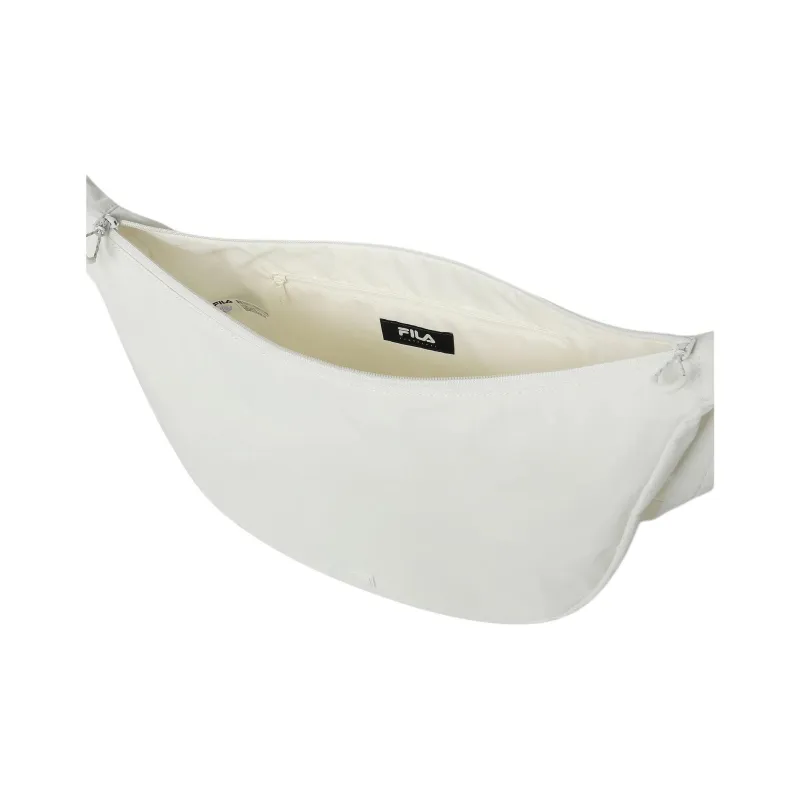 FILA Nylon Crescent Bag Shoulder Bag Unisex White-7