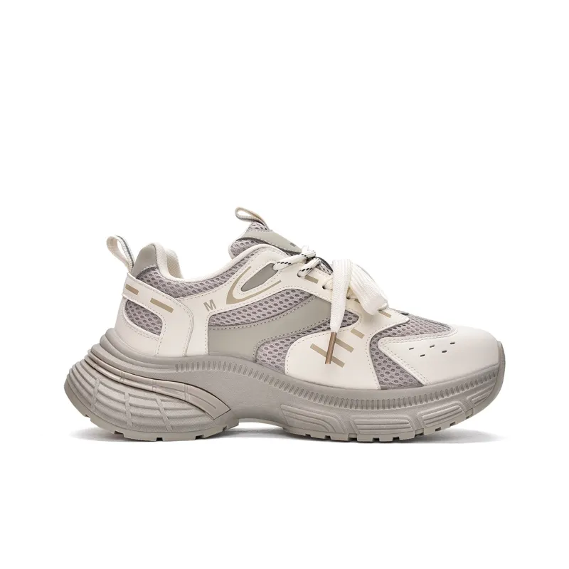 MISTERY Support Wear-Resistant Slip-Resistant Low-Top Chunky Sneakers Women's-7