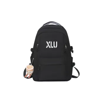 URBAN FOREST Nylon Backpack Unisex Black/Red/Green/Blue/Brown