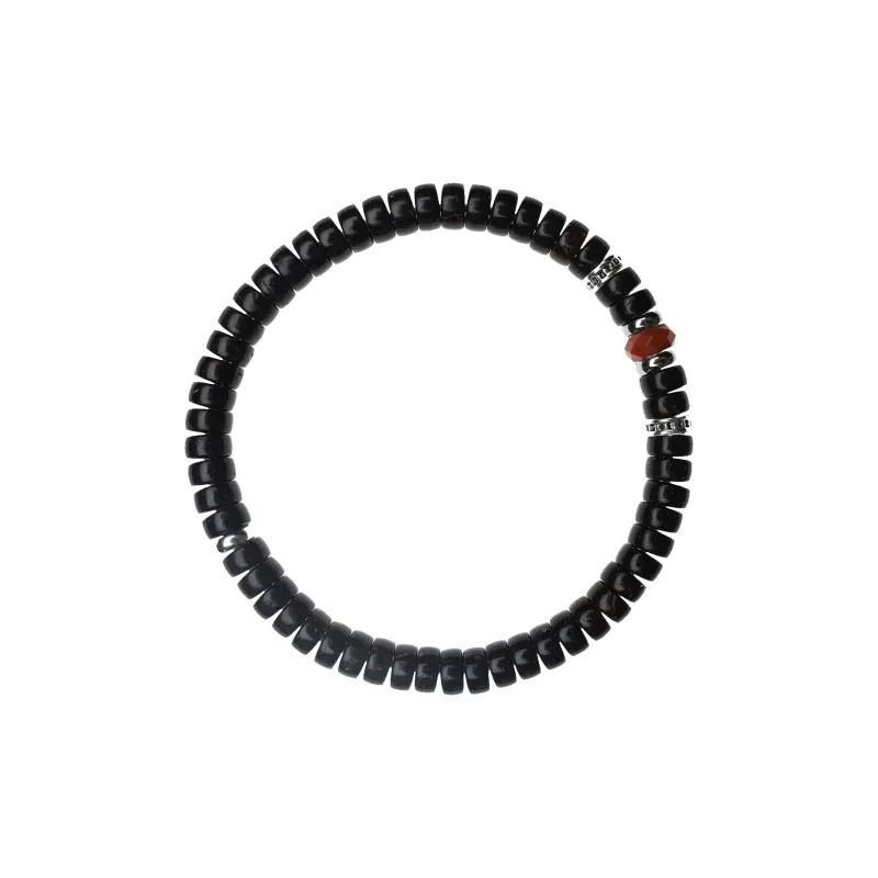Bluish Reverie Coconut Shell Beads Bracelets Unisex-7