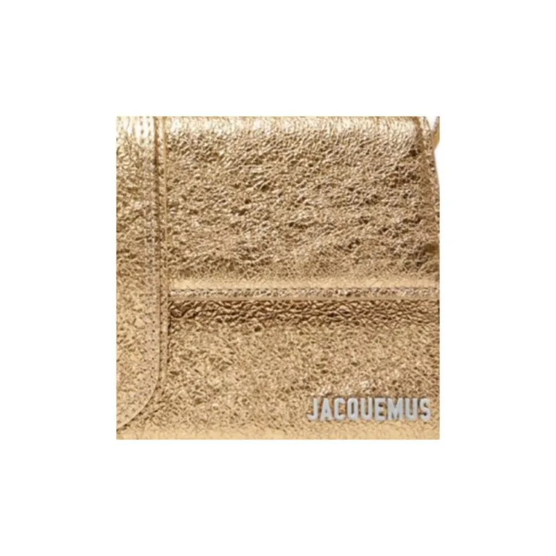 Jacquemus Calfskin Shoulder Bag Women's Gold-1