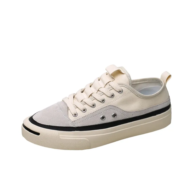 AMICNIEGD Breathable Wear-Resistant Slip-Resistant Low-Top Canvas Shoes Men's-6