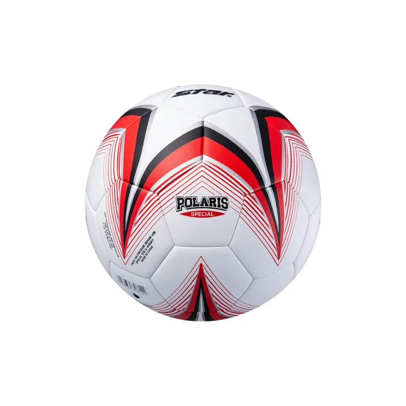 Star Size 5 Ball Soccer PU Seamless Thermal bonding Unisex Red White-5