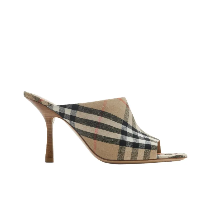 Burberry Slide Slippers 9cm Women's Sand-1