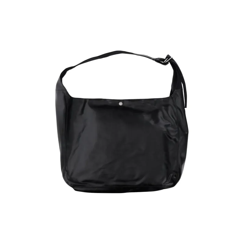 CDG Polyester Shoulder Bag Large Size Men's Black-3