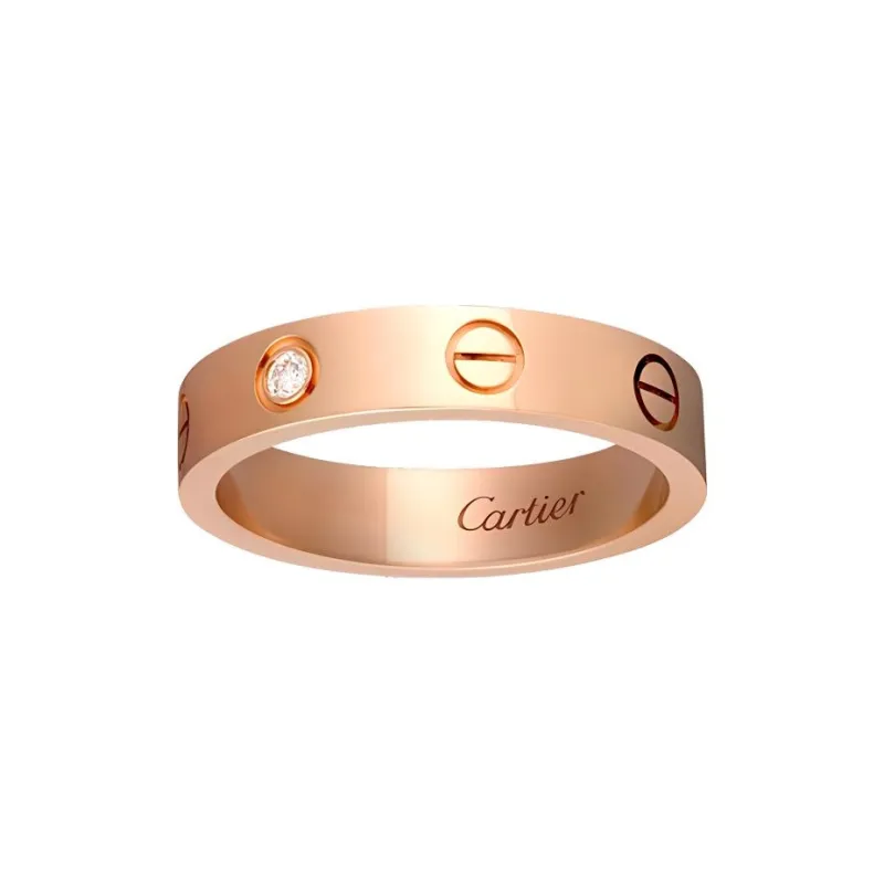 CARTIER Karat Gold Rings Unisex Rose Gold-0