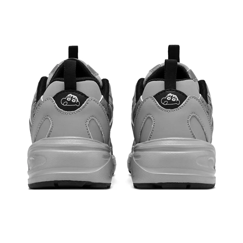 Crayon Shinchan Chunky Sneakers Unisex Low Top White Blue-12