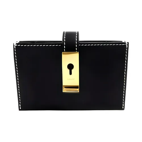 BALLY Leather Card Holder Women's Black