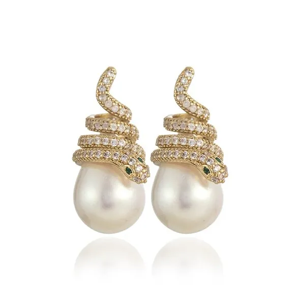 CARAT'S DIARY Faux Pearl Earrings Women's-0