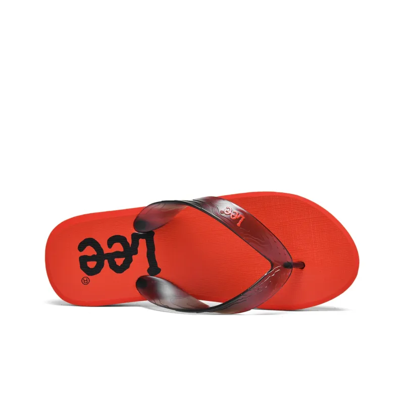 Lee EVA Rubber Sole Odor-Resistant Abrasion-Resistant Slip-Resistant Flip Flops Men's-2