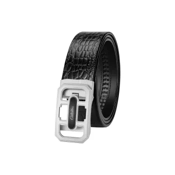 CATELLES Cow Leather Leather Belts Men's 3.5cm