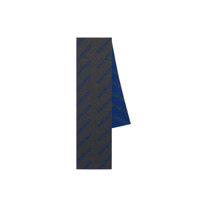 Balenciaga Wool Logo Scarf-0