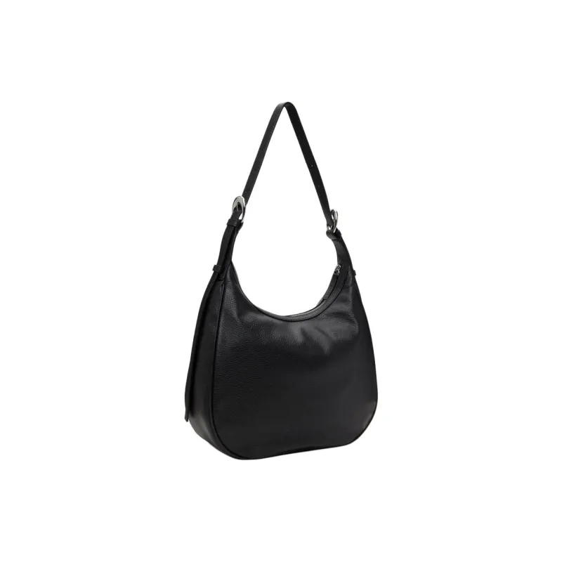 Staud Leather Shoulder Bag Women's Black-1