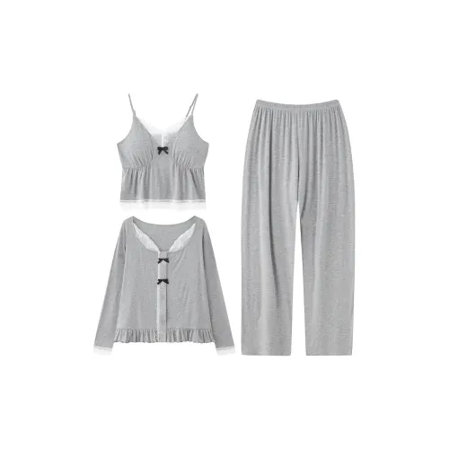 XIAFENYAN Pajama Set Women's Gray