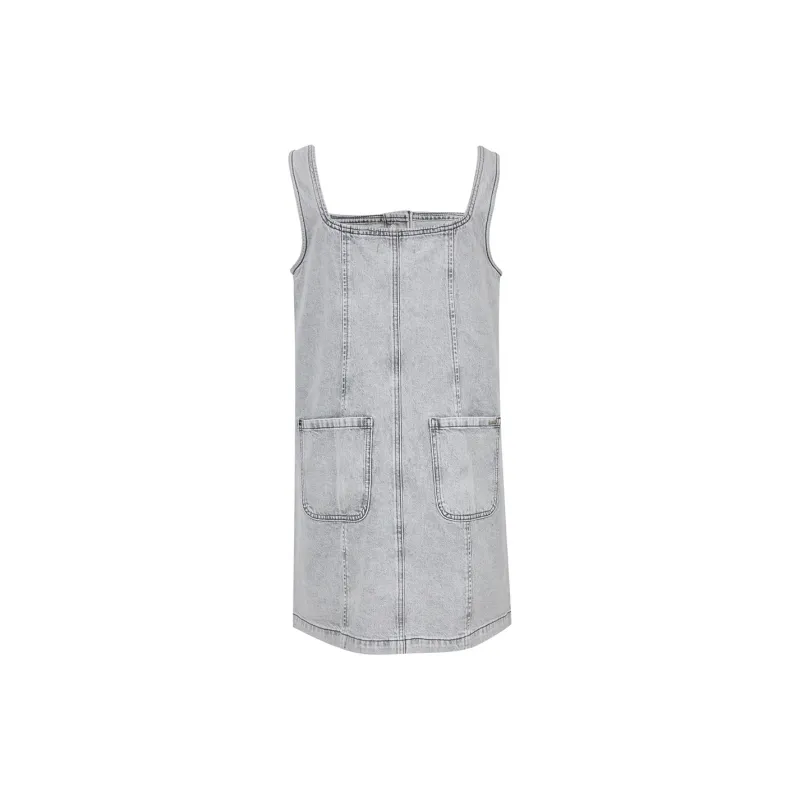 ONLY Sleeveless Dress Women's Light Denim Gray-1