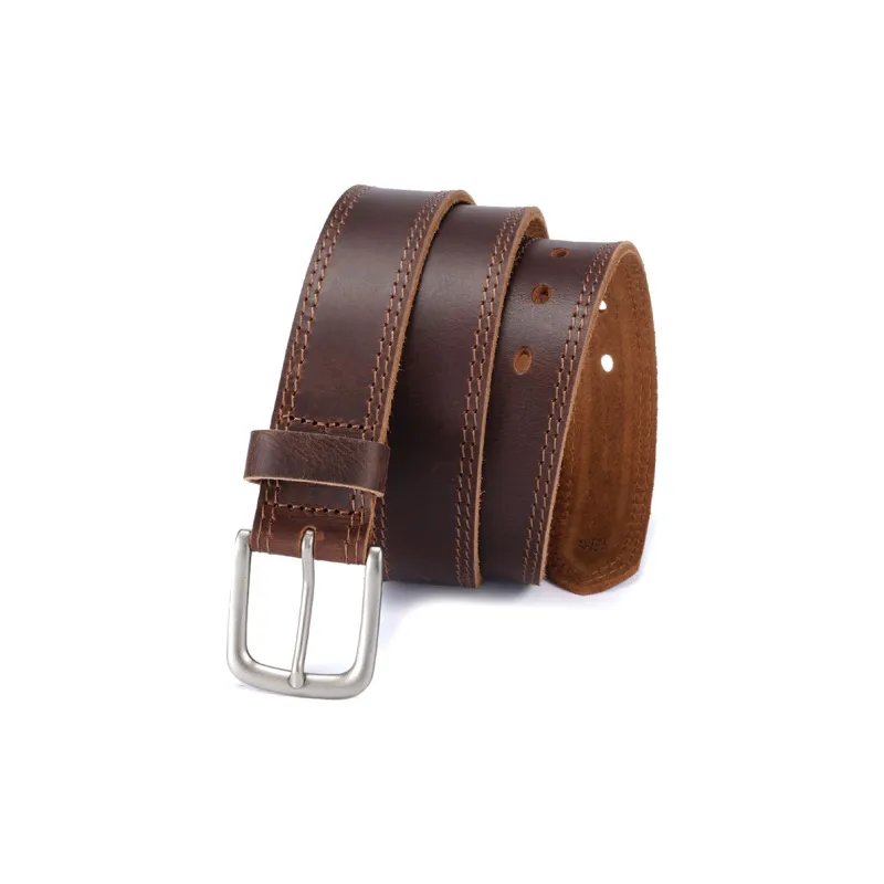 Yalu Preferred Cow Leather Belts Men's Width 3.5CM-3