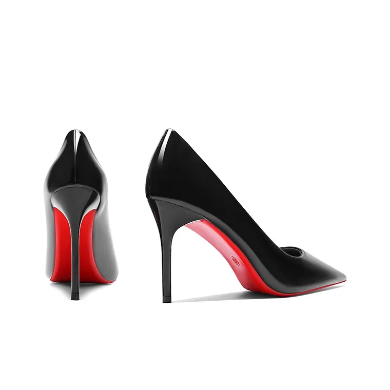ROBINHOOD Castle Exclusive 3D Box Slim Heel High Heels Women's-4
