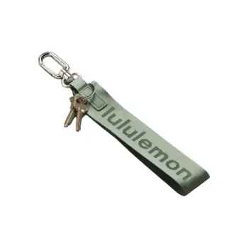 Lululemon Polyurethane, Nylon, Polyester Keychains Unisex Green