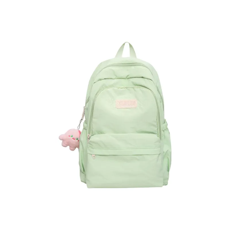 BSELEON Nylon Laptop Backpack Large Size Unisex Black/White/Pink/Yellow/Green/Blue-6