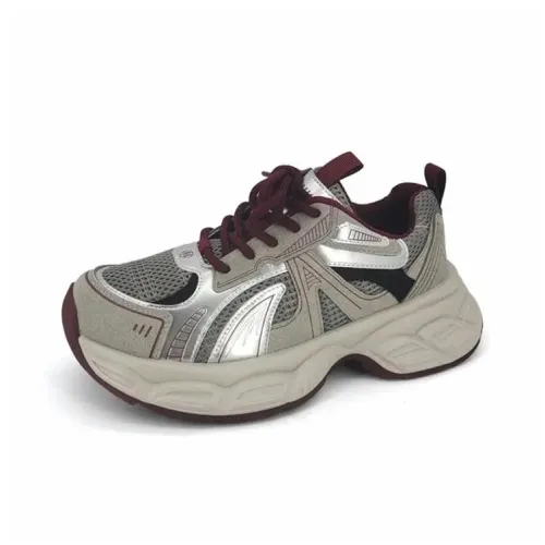 ABCYLM Cushioning, Slip Resistant, Abrasion Resistant, Breathable Low Top Chunky Sneakers Women's