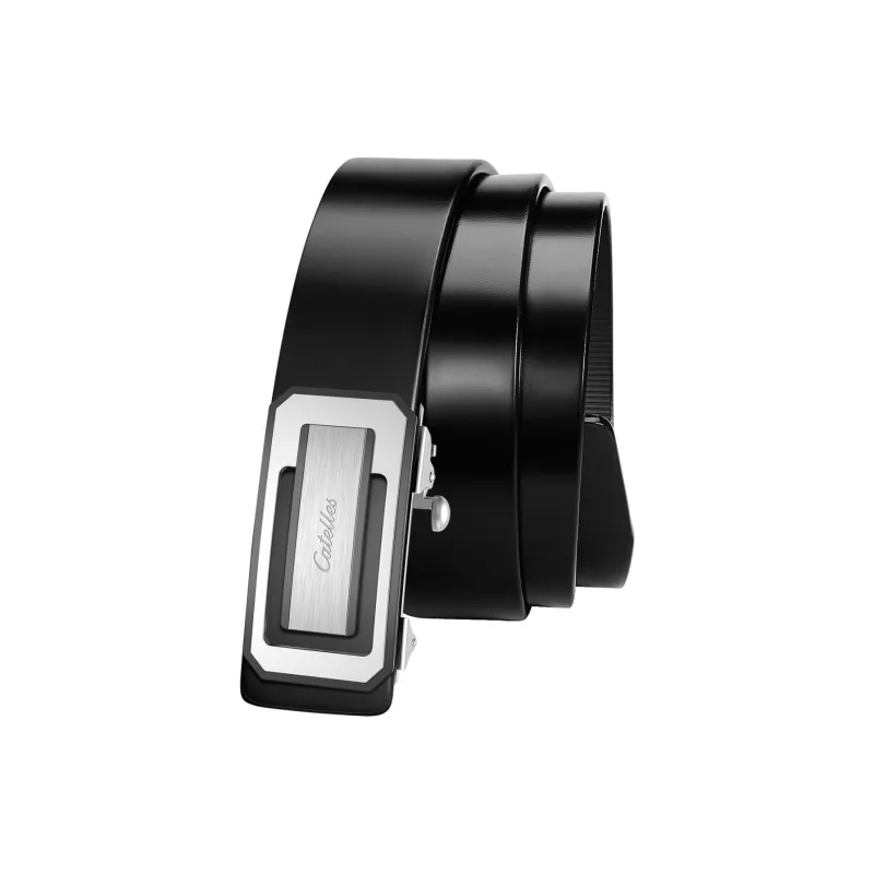 CATELLES Unlined Top Grain Cow Leather Leather Belts Men's Width: 3.5cm-1