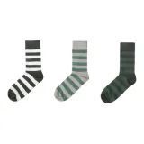 Stripes Thigh-High Socks 3 Pack * Men's Socks * Ribbed Cuff