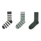 Stripes Thigh-High Socks 3 Pack * Men's Socks * Ribbed Cuff